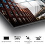 Wallity Pintura decorativa de vidrio templado UV-042 Multicolor 70 x 100 cm